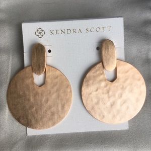 Kendra Scott Didi Statement Earrings in gold